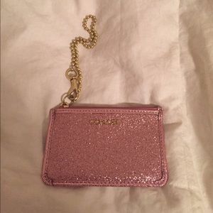 Coach Metallic ID Wristlet
