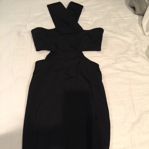 ๐ซSOLD ๐ซ Zara Criss Cross Banded Bodycon Dress - Picture 2 of 4