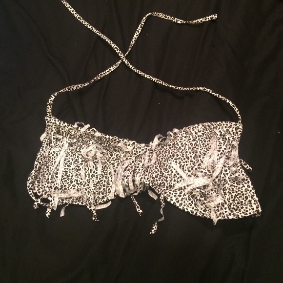Animal print bathing suit