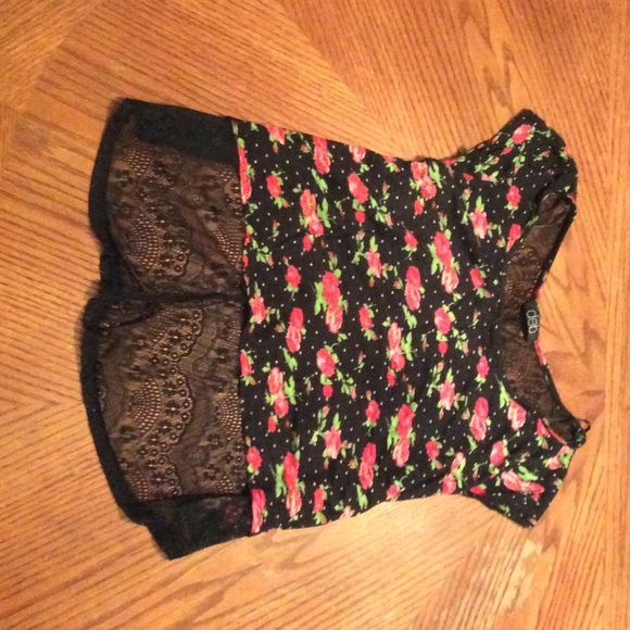 Sheer high low top