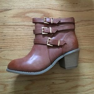 Carmel Tan Booties