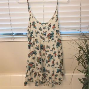 open back floral dress