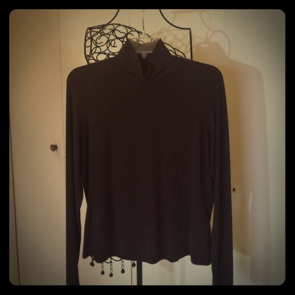 Chocolate Brown Turtleneck Top SALE SALE SALE!!🎈