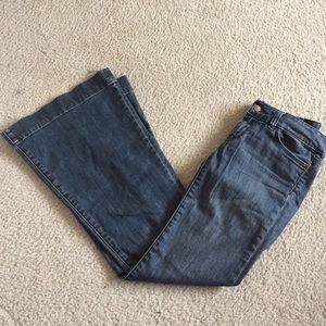 Bell bottom flare jeans