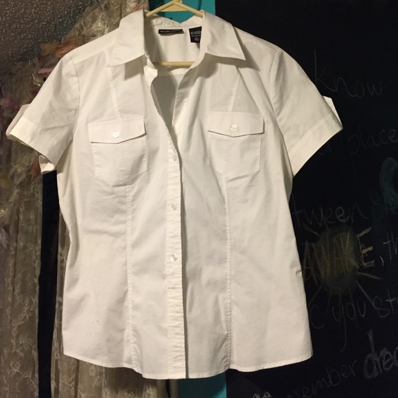 White button down shirt