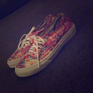 Floral vans