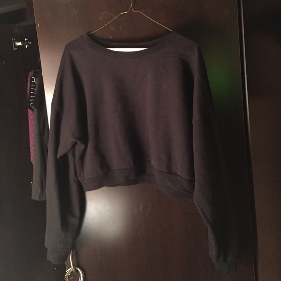 American Apparel Crop Fleece Sweater