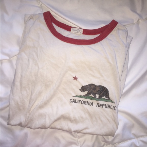 California republic cropped tee