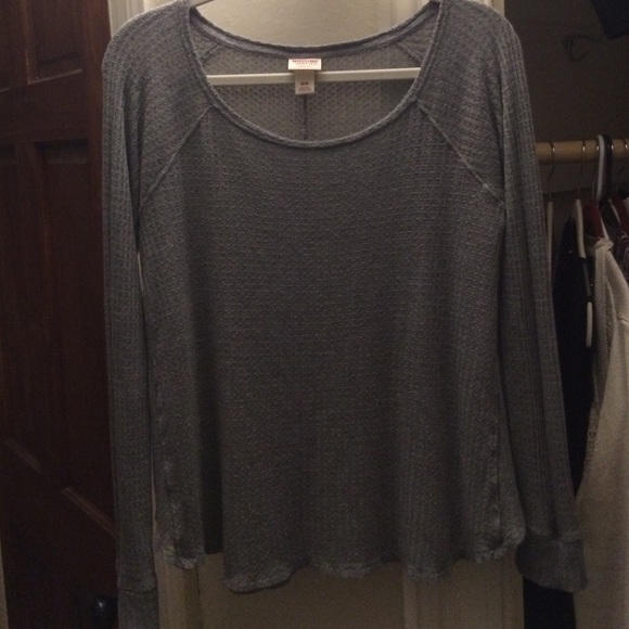 Soft Target Light Gray Long Sleeve Shirt