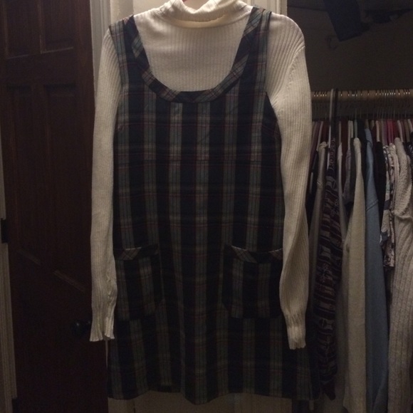 Plaid Winter Smock Dress Old Navy