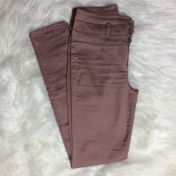 Charlotte Russe Hi-Waist Skinny Refuge