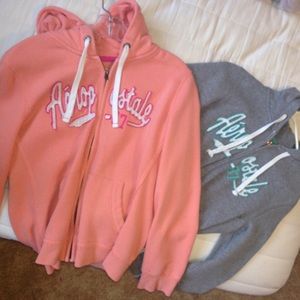 Aeropostale zip up hoodies