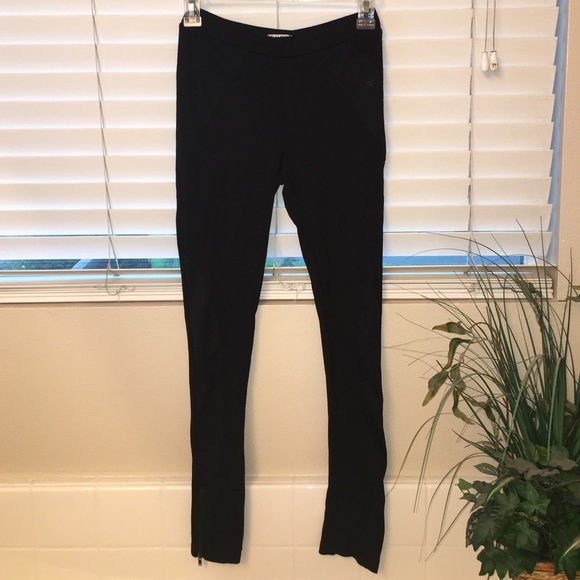 black moto leggings