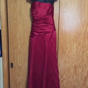 Floor Length Bridesmaid Dress