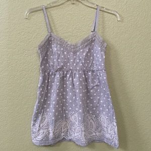Polka dot tank