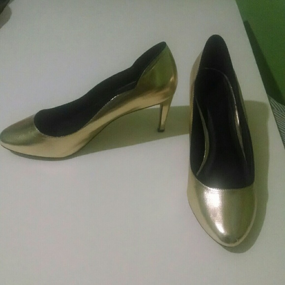 Asos Savannah gold heels us 8 uk 6