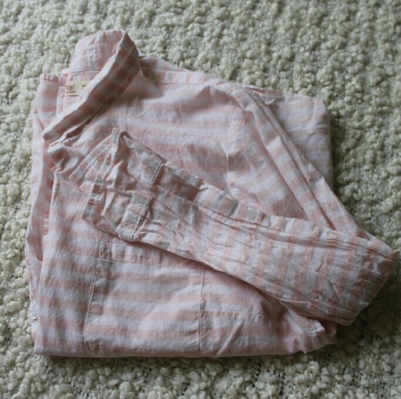 Pink Striped Button Down