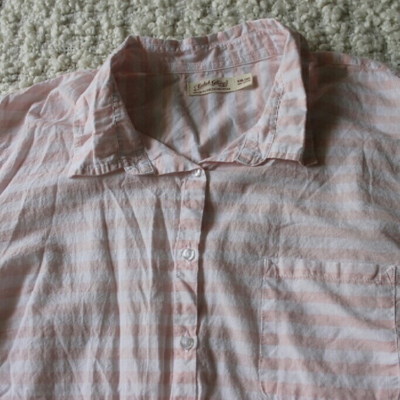 Pink Striped Button Down - Picture 3 of 4