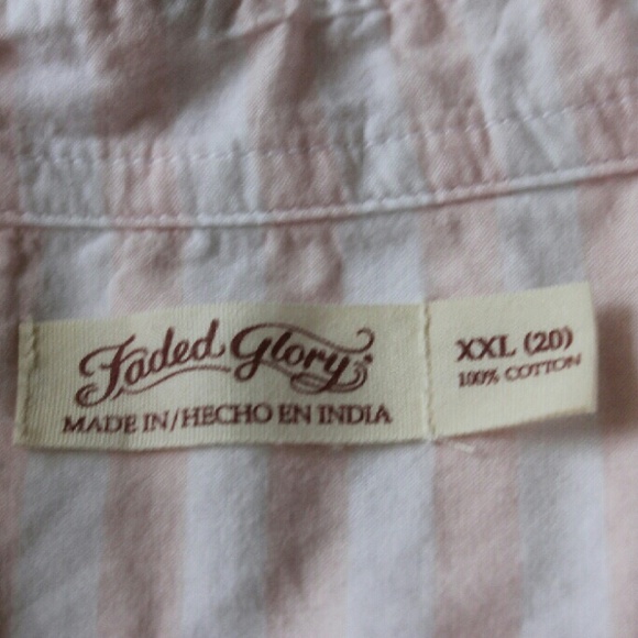 Pink Striped Button Down - Picture 4 of 4