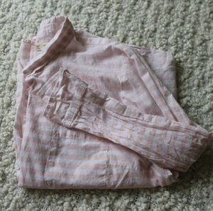 Pink Striped Button Down