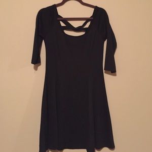 Black 3/4 sleeve baby doll dress Black 3/4 sleeve baby doll dress