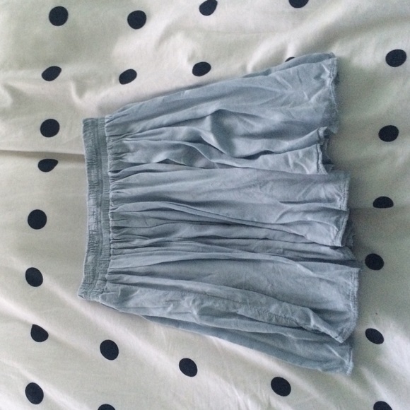 brandy Melville light blue skirt