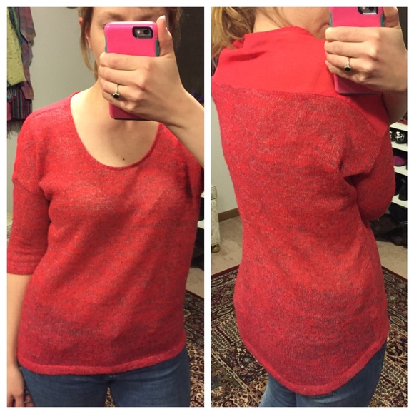 Semi Sheer Relaxed Fit Pullover - Picture 1 of 4