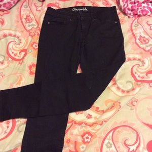 Black jeggings from Aeropostale