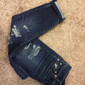 American Eagle Distressed SuperStretchy SkinnyJean