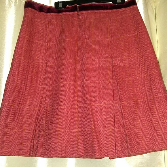Wool jcrew kick pleat skirt - Picture 3 of 3