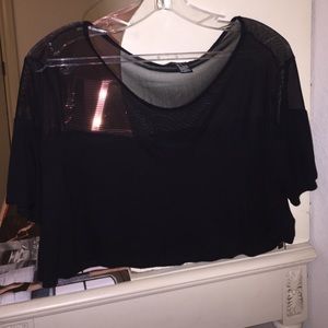 Sheer Crop Top