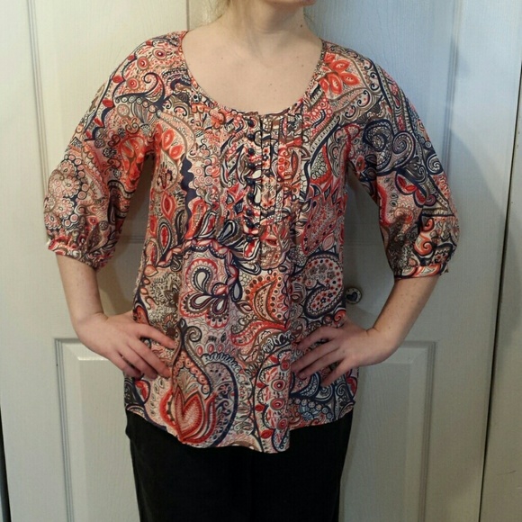 💙100% Silk Blouse