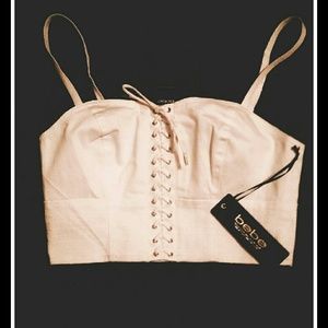 Bebe Bustier Crop 😍