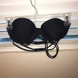 black strappy bikini top
