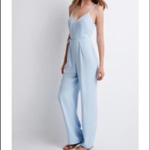 Baby blue jumpsuit