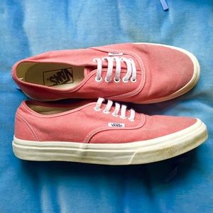 Authentic Coral Vans