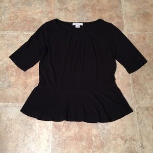 Liz Claiborne Peplum Top