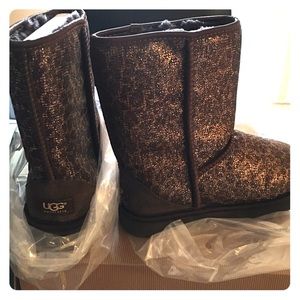 Brand new UGG,will trade 4 new Tori Burch sandals