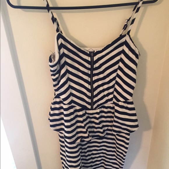 Striped mini dress
