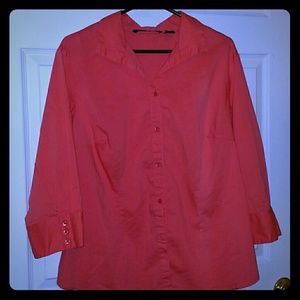 Zac&rachel coral blouse