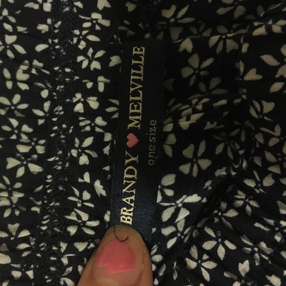 Brandy Melville Floral Skirt - Picture 2 of 2