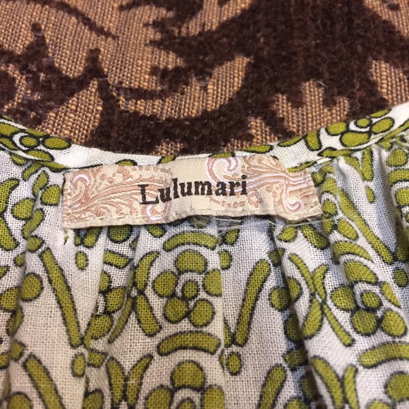 Anthro Boho Blouse by Lulumari - Picture 3 of 4