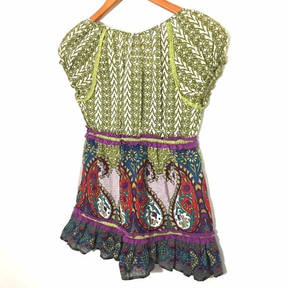 Anthro Boho Blouse by Lulumari - Picture 2 of 4