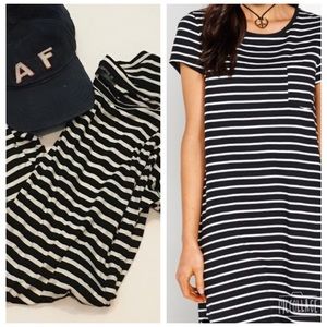 Comfy Striped Tshirt Dress