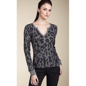 L.A.M.B. WILD LEOPARD THERMAL HENLEY