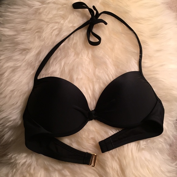Xhilaration Other - Black halter bikini swimsuit top