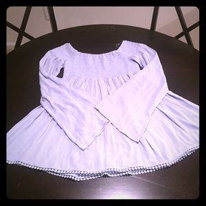 Light blue Altar'd State long sleeve top