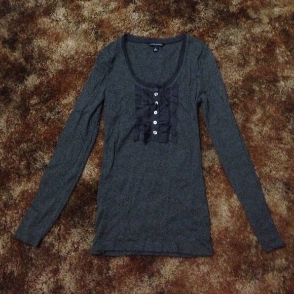 Grayish black long sleeves