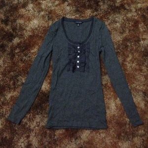 Grayish black long sleeves