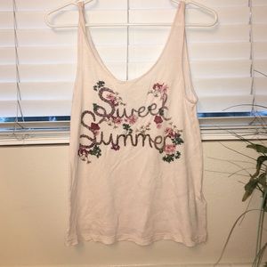 graphic tank top